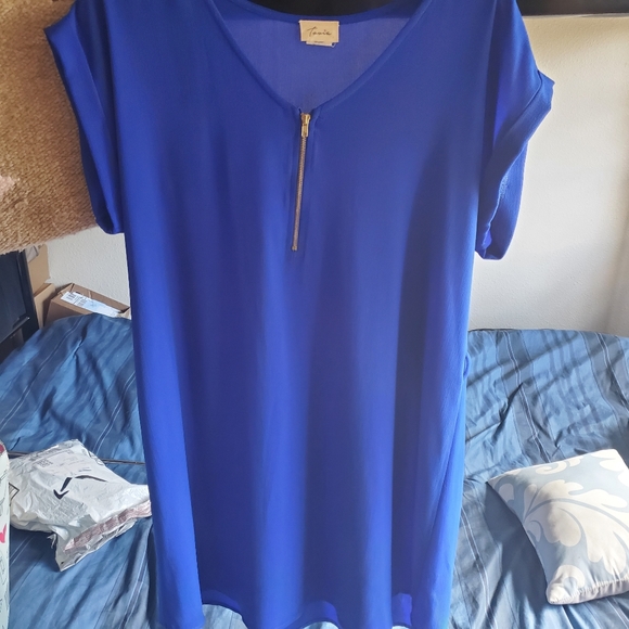 Royal blue dress - Picture 4 of 4